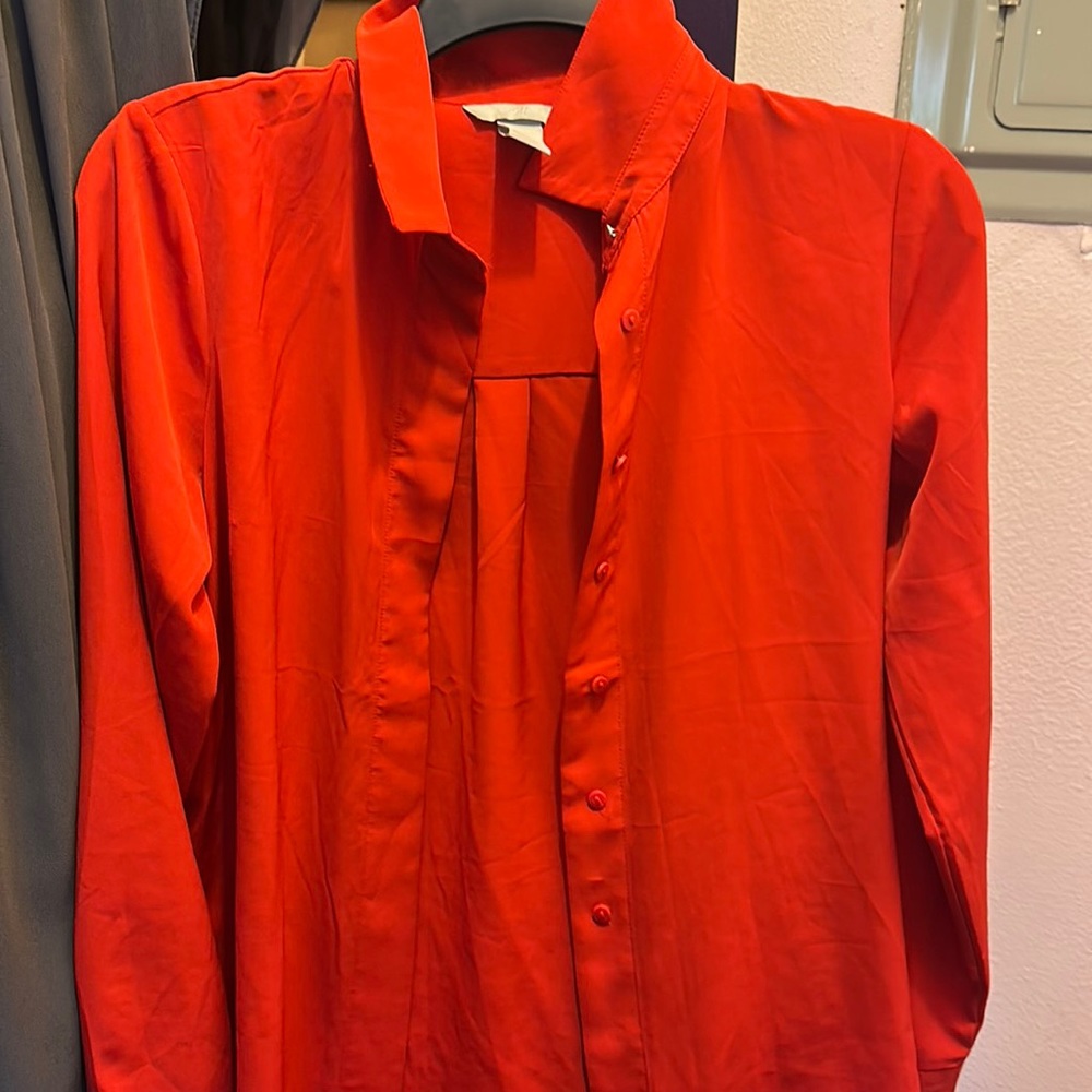 Red hm blouse for sale, worn once